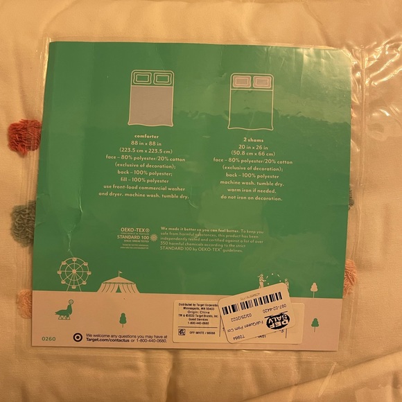 Pon- Pom Comforter Set - Picture 3 of 6